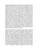 Ensayo de proceso del aprendizaje