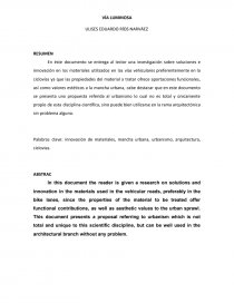 Via luminosa. Página 1