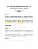 Las pequeñas y medianas Empresas se ven favorecidas con las redes sociales