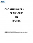 OPORTUNIDADES DE MEJORAS EN IPCHILE