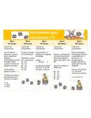 Actividades para vacaciones 1°C[