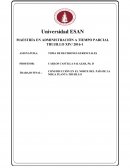 MAESTRÍA EN ADMINISTRACIÓN A TIEMPO PARCIAL TRUJILLO XIV/ 2016-1