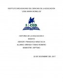 HISTORIA DE LA EDUCACION II