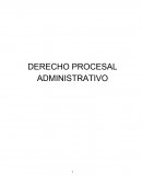 DERECHO PROCESAL ADMINISTRATIVO