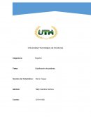 Ejercicios ortograficos. Clasificación de palabras