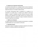 Ambiente de los impuestos internacionales