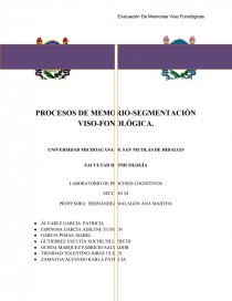 LABORATORIO DE PROCESOS COGNITIVOS. Página 1