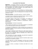 La accesión (4to. Resumen)