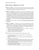 Delitos Sexuales.- Tipificación en el COIP