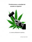 Prohibicionismo y actualidad del cannabis en Argentina
