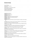 Entrevista Datos de afiliación