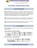 LA ECE NACIONAL Y ACCIONES DE MEJORA EN ANCASH