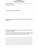 Examen de ortografía y gramática