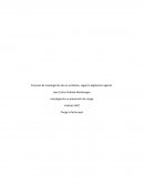 Procesos de Investigación de un accidente, según la legislación vigente.