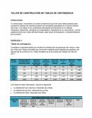Taller tablas de distribución