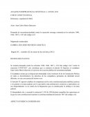 Analisis jurisprudencial sentencia c 238 del 2012