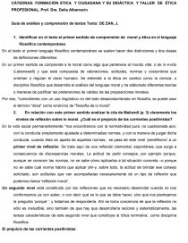 Guía de análisis y comprensión de textos Texto: DE ZAN, J.. Página 1