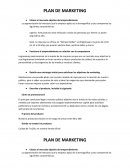 PLAN DE MARKETING Esboza el mercado objetivo del emprendimiento