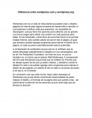 Diferencia entre wordpress.com y wordpress.org