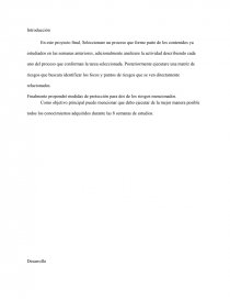 Proyecto final taller de prevención. Página 1