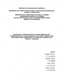 Proyecto socio integrador "INCENTIVAR LA PRODUCCIÓN DE PLANTAS MEDICINALES Y AROMÁTICASE EN LA UNATUR-NUHELAV APLICANDO AGRICULTURA ECOLÓGICA PARA GARANTIZAR LA CALIDAD DEL PRODUCTO AL TURISTA Y VISITANTE."