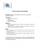 Informe de aprendizajes