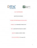 TEORÍAS CONTEMPORÁNEAS EN EDUCACIÓN.’ TRABAJO 2: EL PARADIGMA CONDUCTISTA