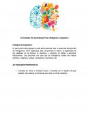 actividades de aprendizaje para inteligencia lingüística