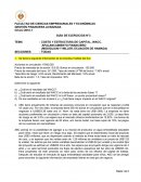 COSTO Y ESTRUCTURA DE CAPITAL, WACC, APALANCAMIENTO FINANCIERO