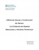 Diferencia Sexual y Construcción de Género: “La Existencia de Mujeres Masculinas y Hombres Femeninos
