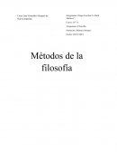 Análisis de conceptos: Metodos filosoficos