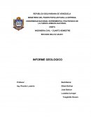 INFORME GEOLOGICO CUARTO SEMESTRE