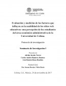 Evaluación y medición de los factores que influyen en la usabilidad de los sitios web educativos: una percepción de los estudiantes del área económico-administrativa de la Universidad de Colima