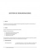 GESTION DE REMUNERACIONES