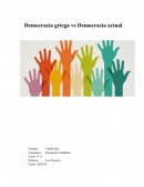 Democracia griega vs Democracia actual