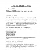 Acto del Día de la Raza