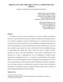 IRRELEVANCIA DEL PREVARICATO EN LA ADMINISTRACIÓN PÚBLICA