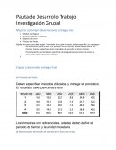Mejorar o Corregir observaciones entrega Uno
