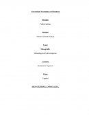 Monografía Metodología de la Investigación.