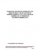 CAUSAS DEL SEXTING EN JOVENES DE 18-24 AÑOS DE EDAD