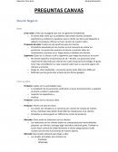 Idea de Negocio PREGUNTAS CANVAS