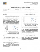 Laboratorio de Física - Ley de Coulomb