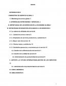 Marketing servicio global.