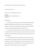 MODELO DE CARTA PRE APROBACION