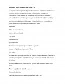 METABOLISMO SOBRE CARBOHIDRATO