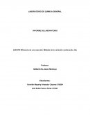 LAB N°8 Eficiencia de una reacción. Método de la variación continua de Job