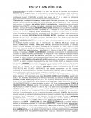 Escritura Pública MODELO