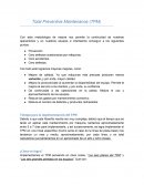 Tiempo para la implementación del TPM