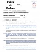 Trabajo de cristianismo Taller de padres