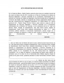 Acta circunstanciada de hechos